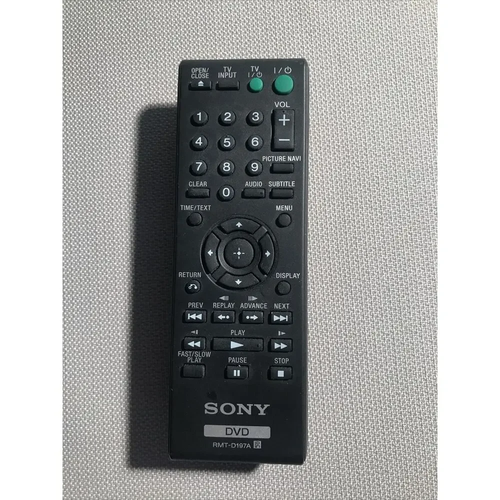 SONY Original DVD Player Remote Control for DVP-SR510H‎ Genuine RMT-D197A EUC